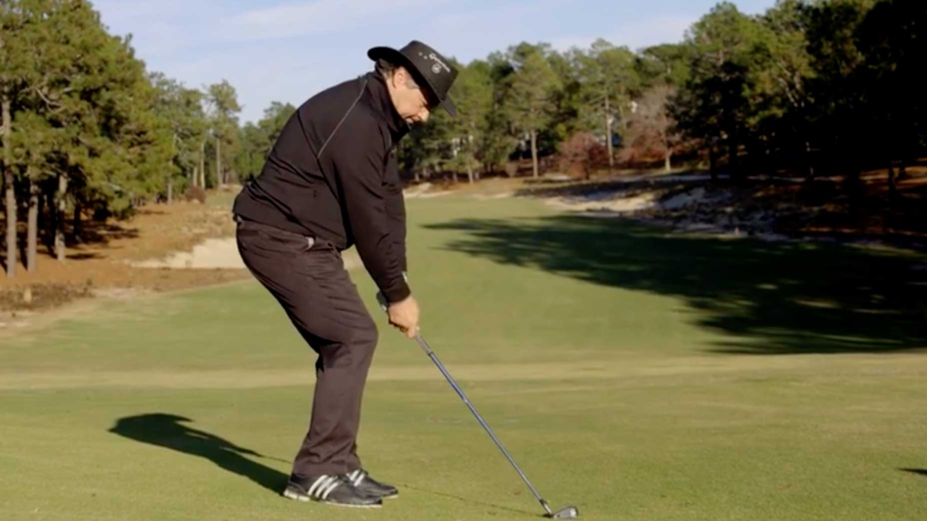 How to hit on a sidehill lie 5 tips for when the ball is below your feet