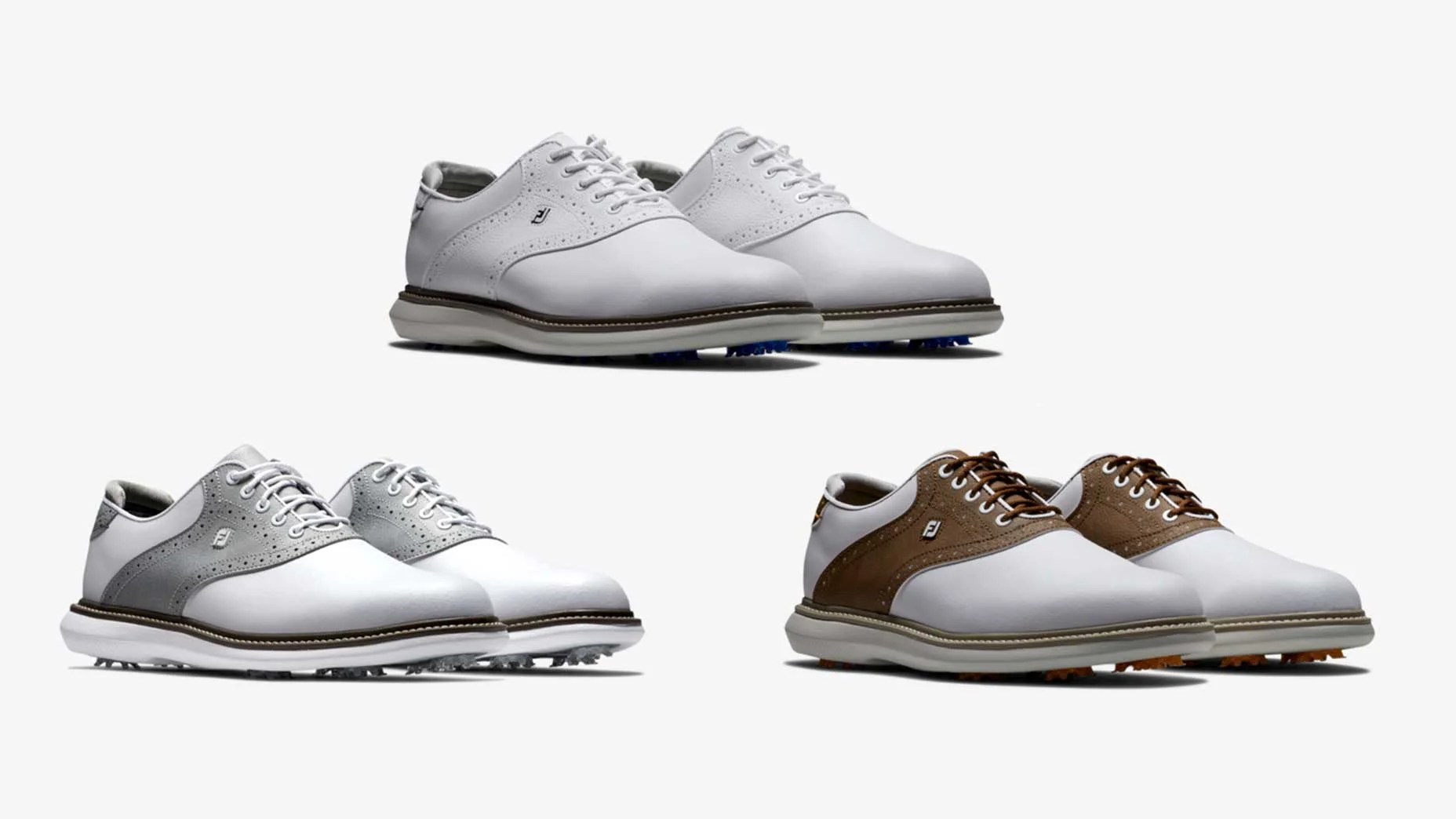These golf shoes combine a classic look with toptier comfort
