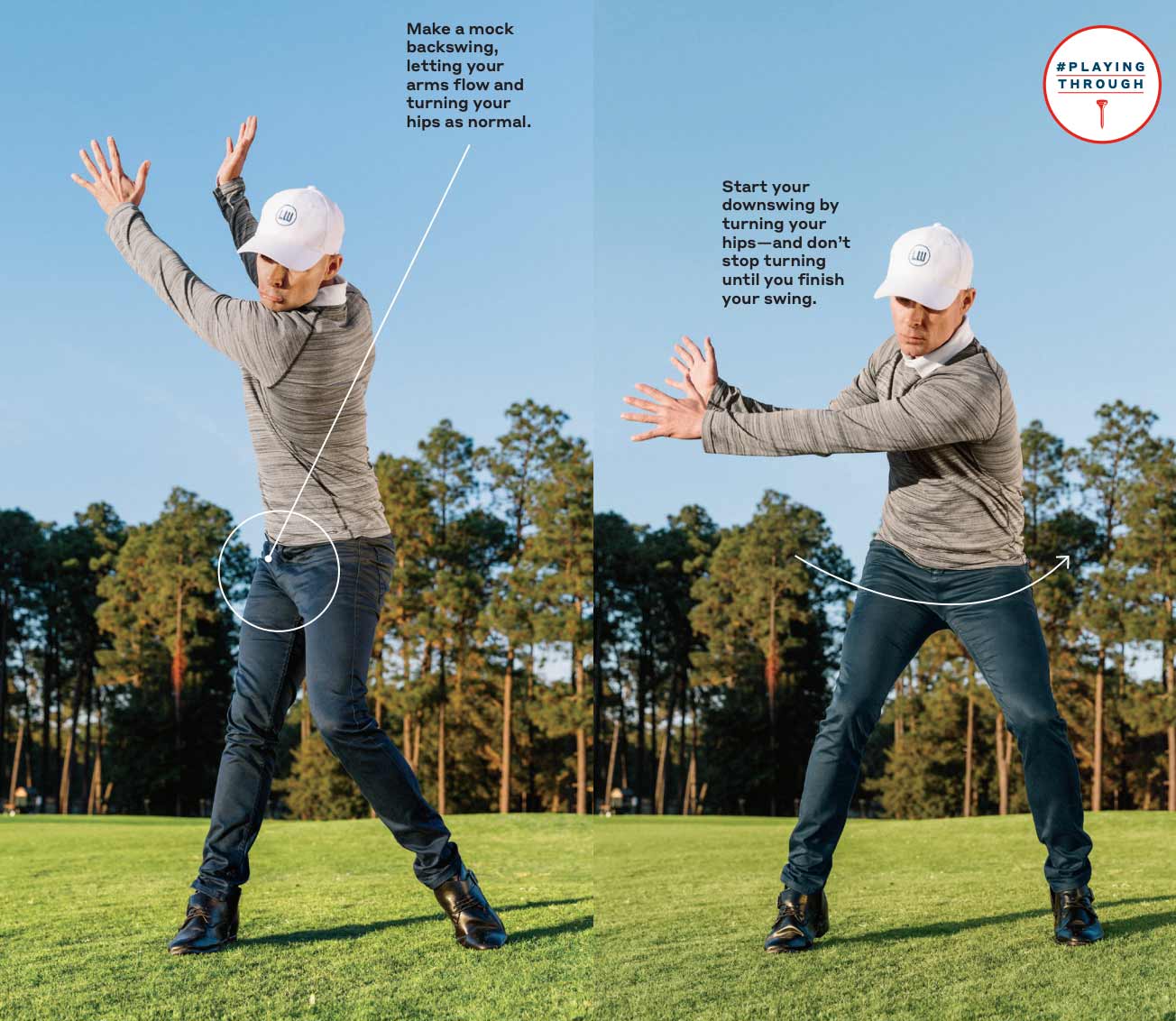 What this fascinating video of a legendary bomber's golf swing reveals