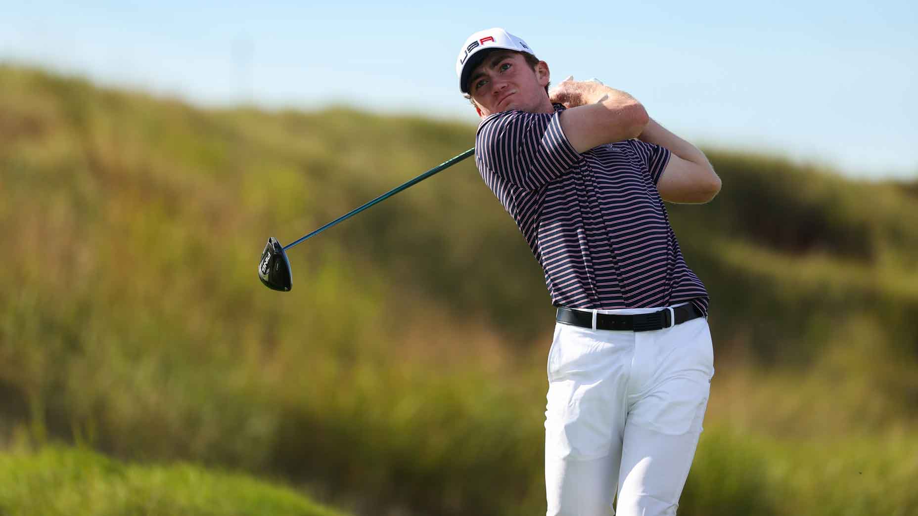 What 2 amateurs learned from U.S. Open practice with Collin Morikawa