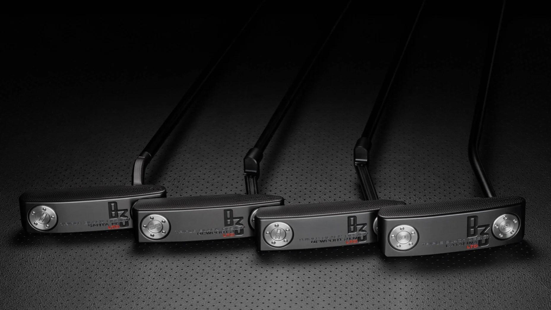 Scotty Cameron B3 Triple Black Design LTD putters First Look