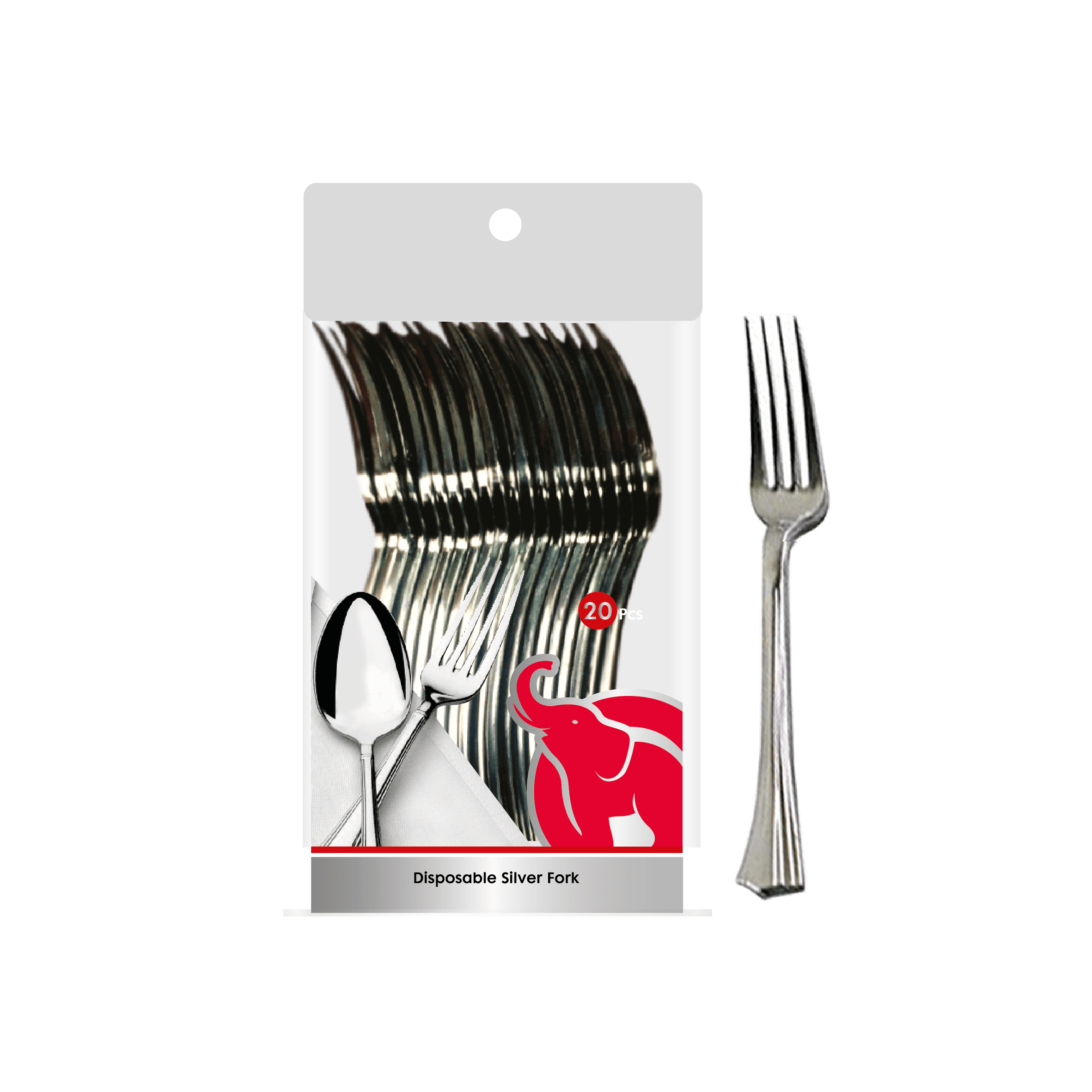 Disposable Silver Forks GOLF PLASTIC INDUSTRY Co