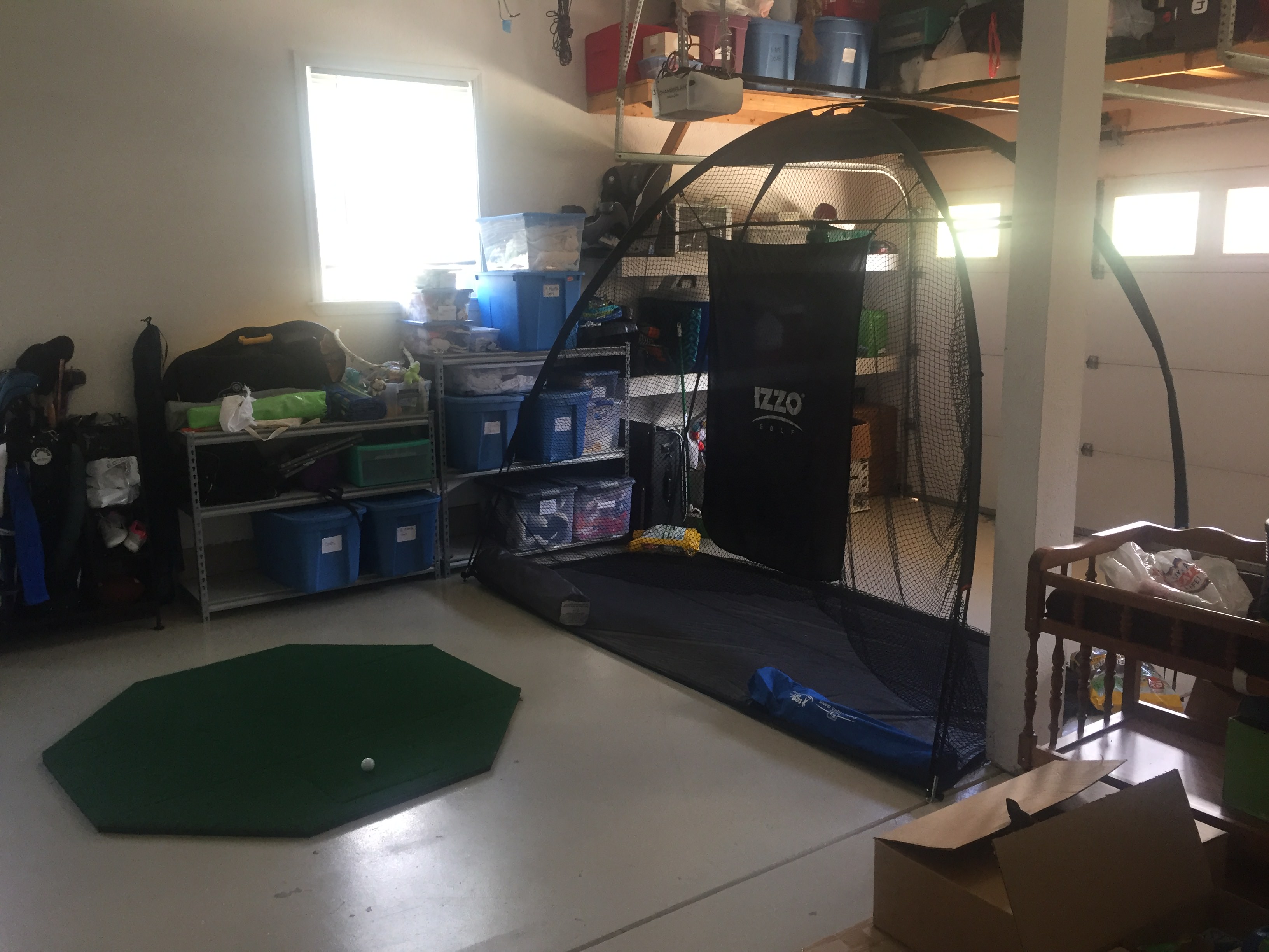 net golf simulator garage