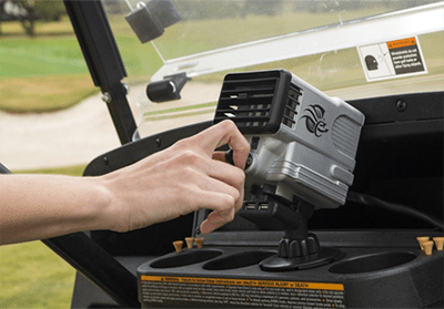 Golf Car Options | Climate Caddy Electric Golf Cart Heater And Fan