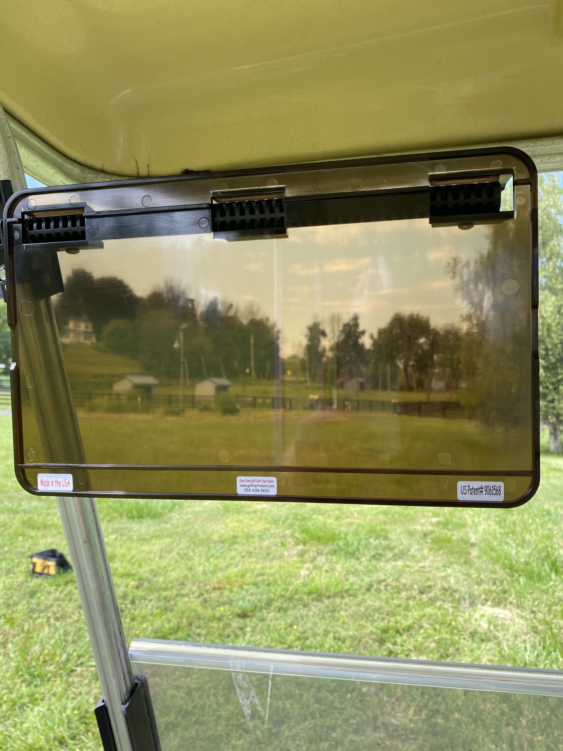 About Standard Sun Visor Easy View Golf Cart Sun Visors
