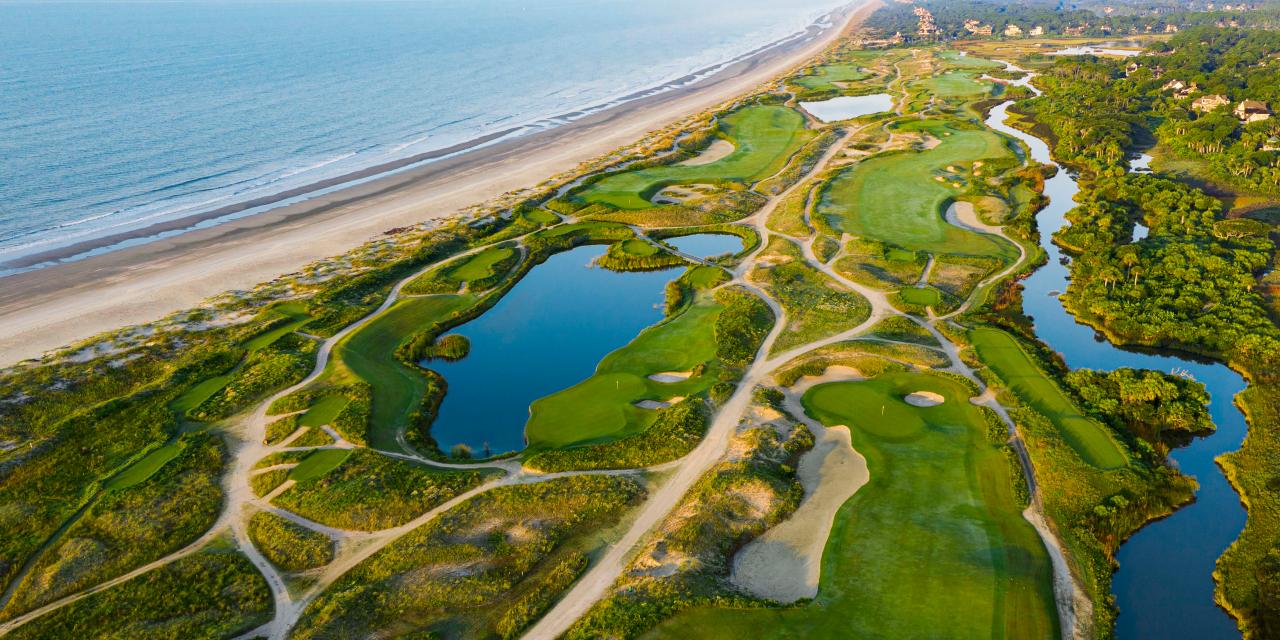 A drone video tour of every hole at Kiawah's Ocean Course reveals Pete