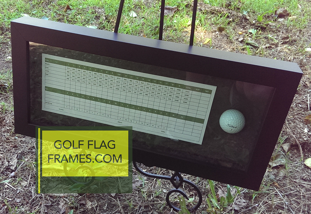 Golf Scorecard Frames Archives GolfFlagFrames