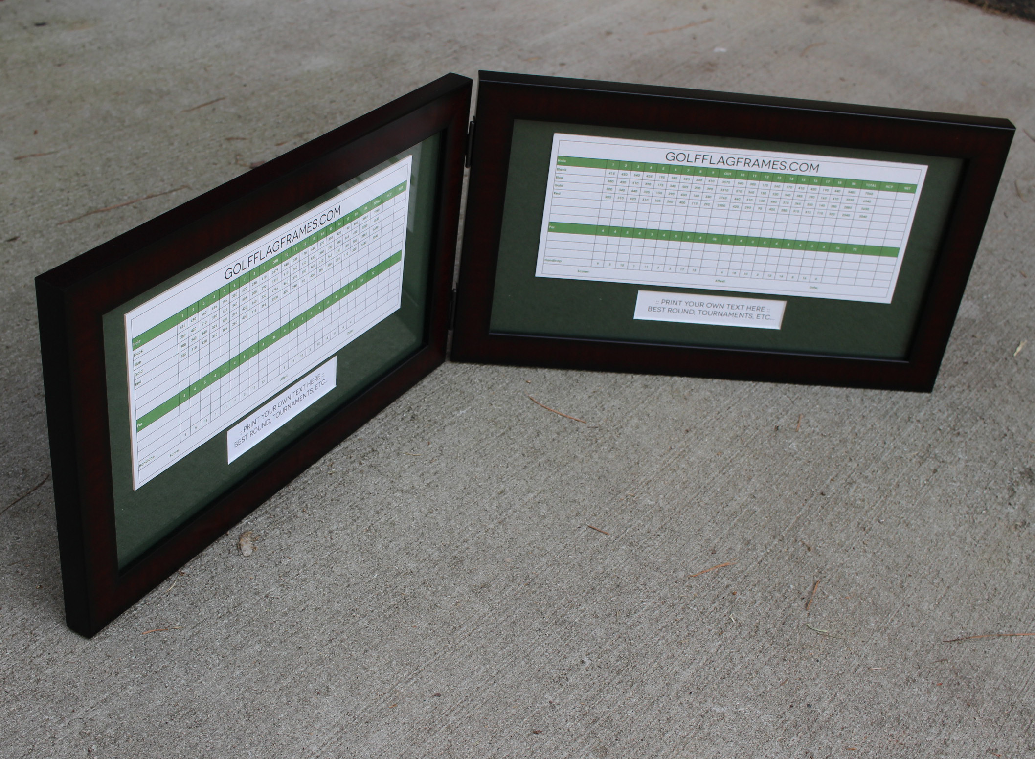 Golf Scorecard Frames Archives GolfFlagFrames