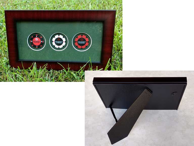 Our New Poker Chip Golf Ball Marker Frame GolfFlagFrames