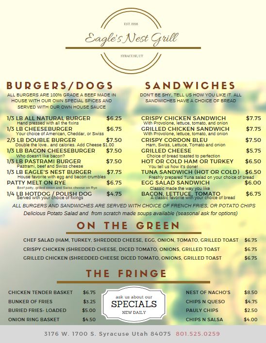 Eagle’s Nest Restaurant Glen Eagle