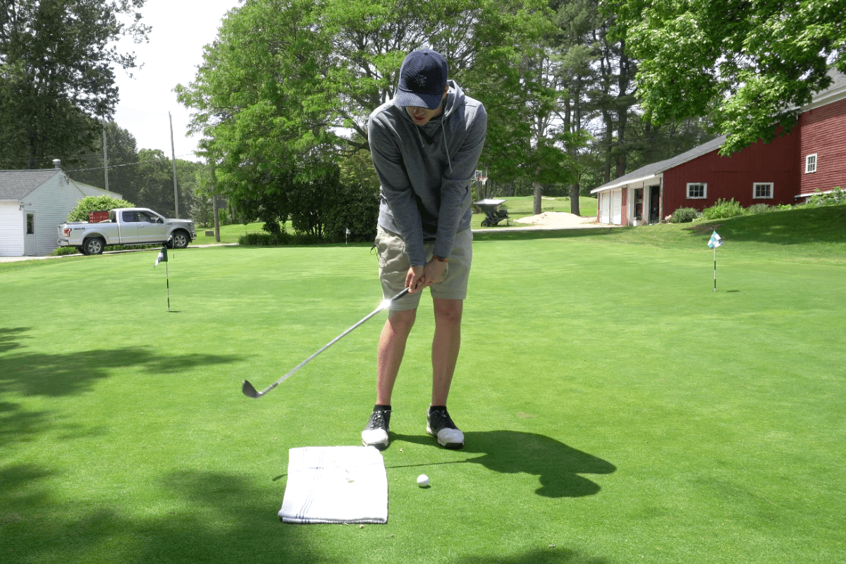 Instruction Stop Hitting the Ball Fat! Simple Drill for Better Ball