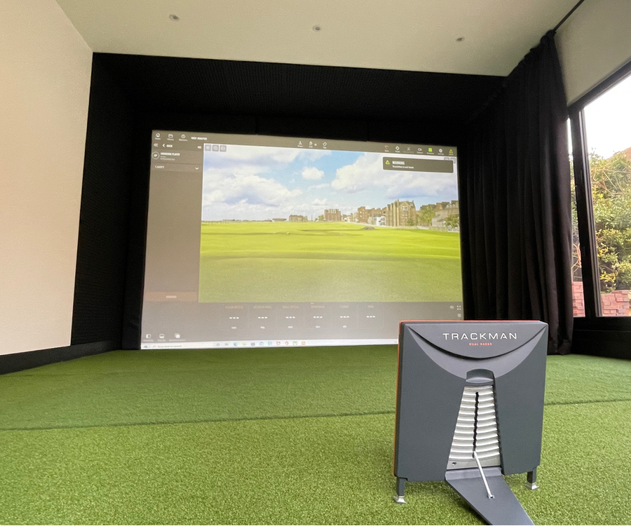 Trackman Garden Room Installation Golfin Simulators