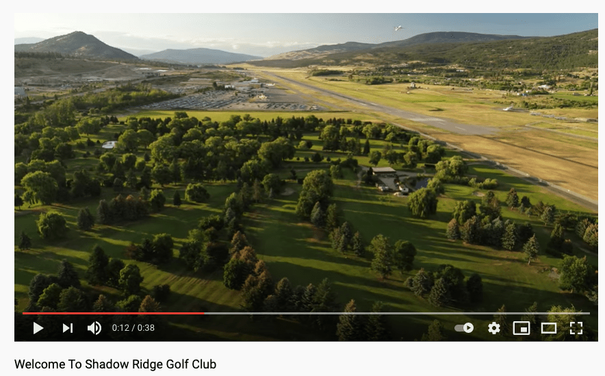 Featured Golf Course Shadow Ridge Golf Club Golf Kelowna