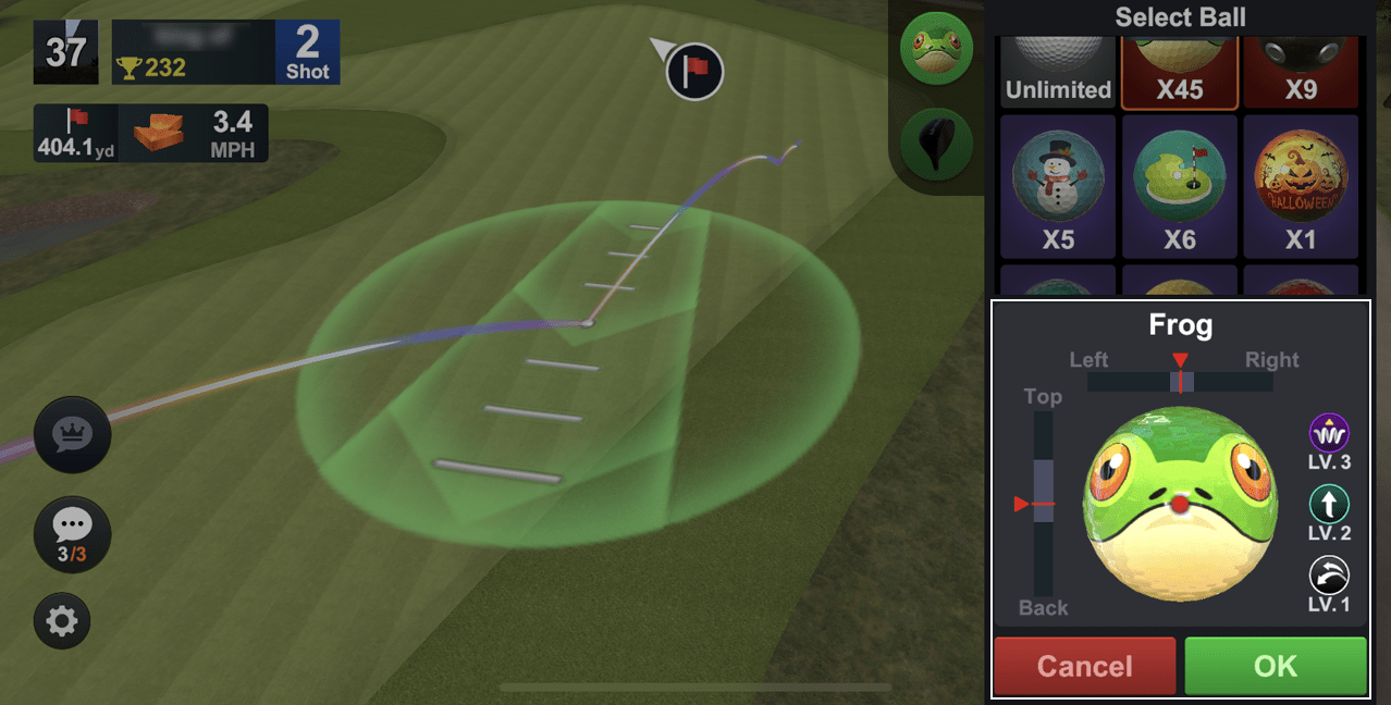 [4] GAMEPLAYCurve & Spin Golf King