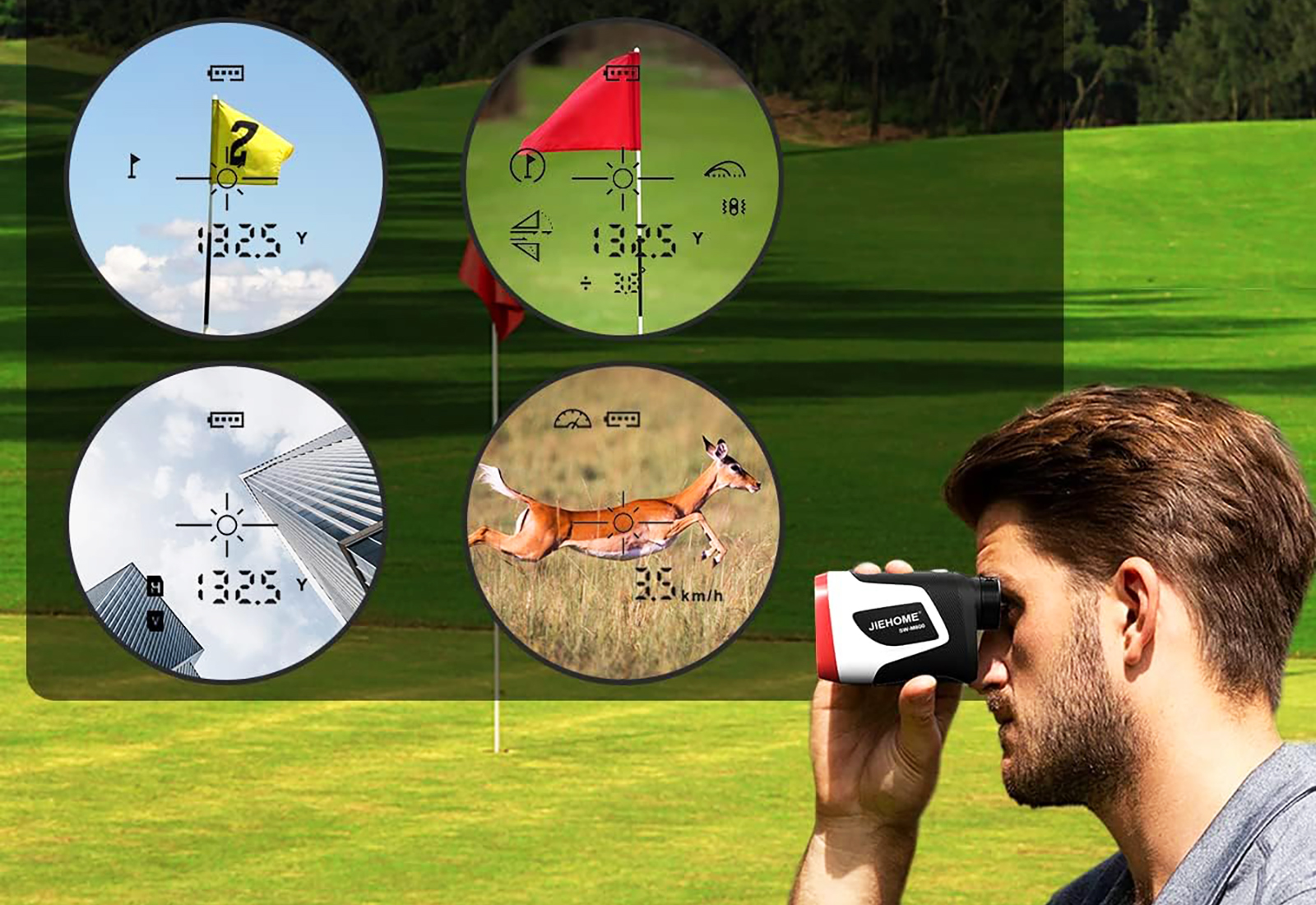 JIEHOME Golf Rangefinder Golf Rangefinder TOPs