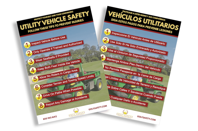 Utility Vehicle Safety Golf Safety