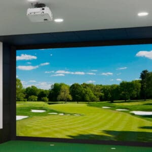 SkyTrak+ Projector Setup: Visual Alignment & Image Quality