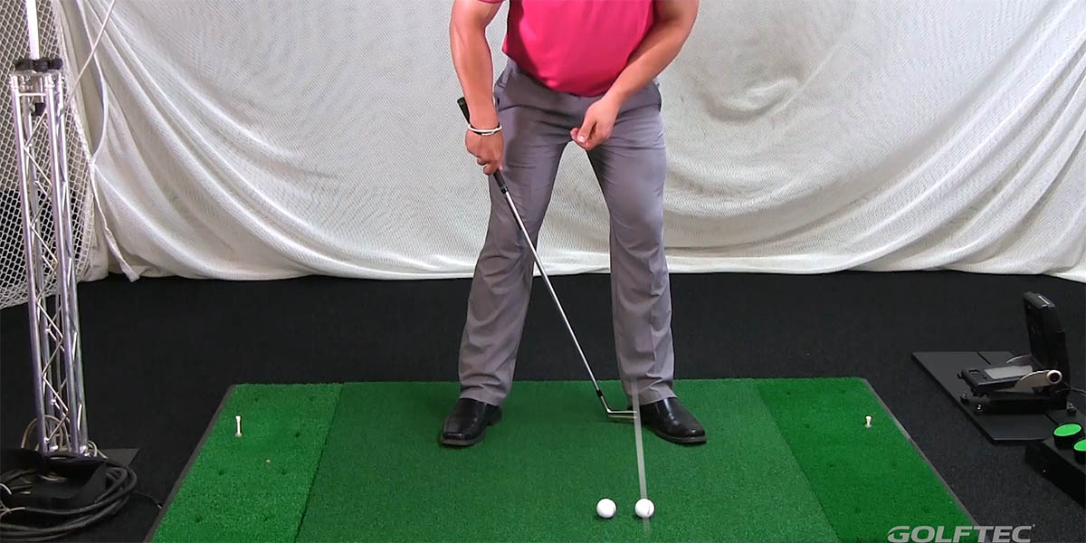 Golf Basics Ensuring proper address ball position The