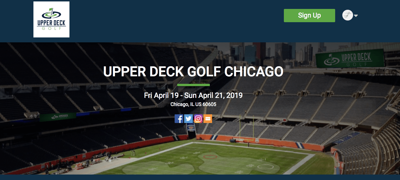 UPPER DECK GOLF CHICAGO SOLDIER FIELD Find Golf