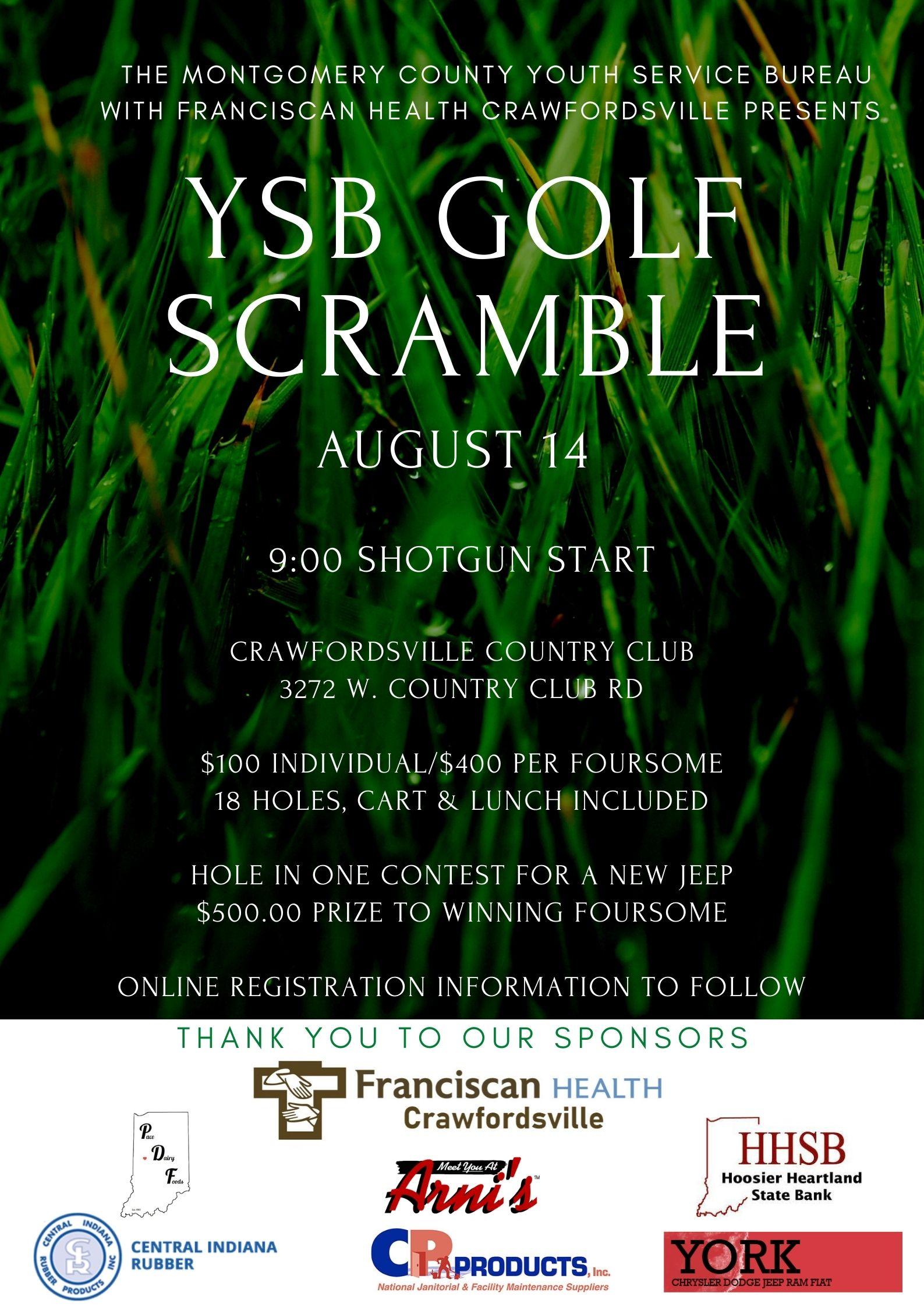 YSB Golf Scramble Find Golf Tournaments
