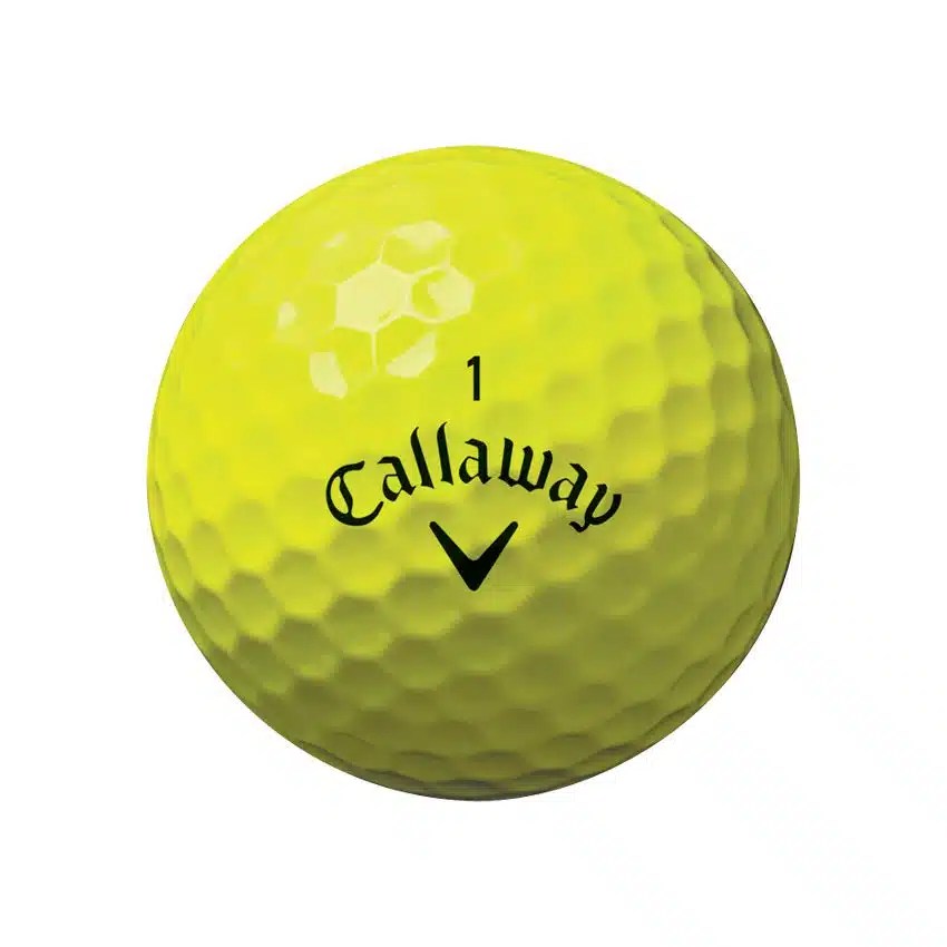 Callaway Chrome Soft Yellow Golf Balls Golf USA
