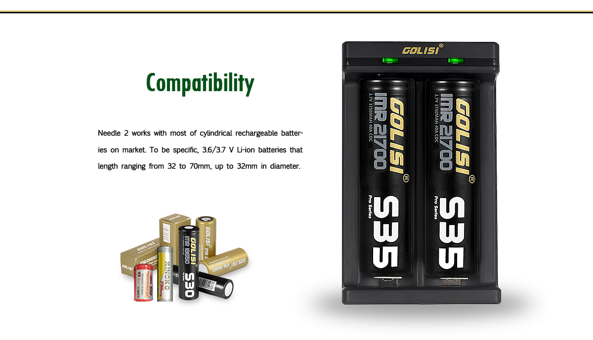 Golisi Needle 2 USB Charger