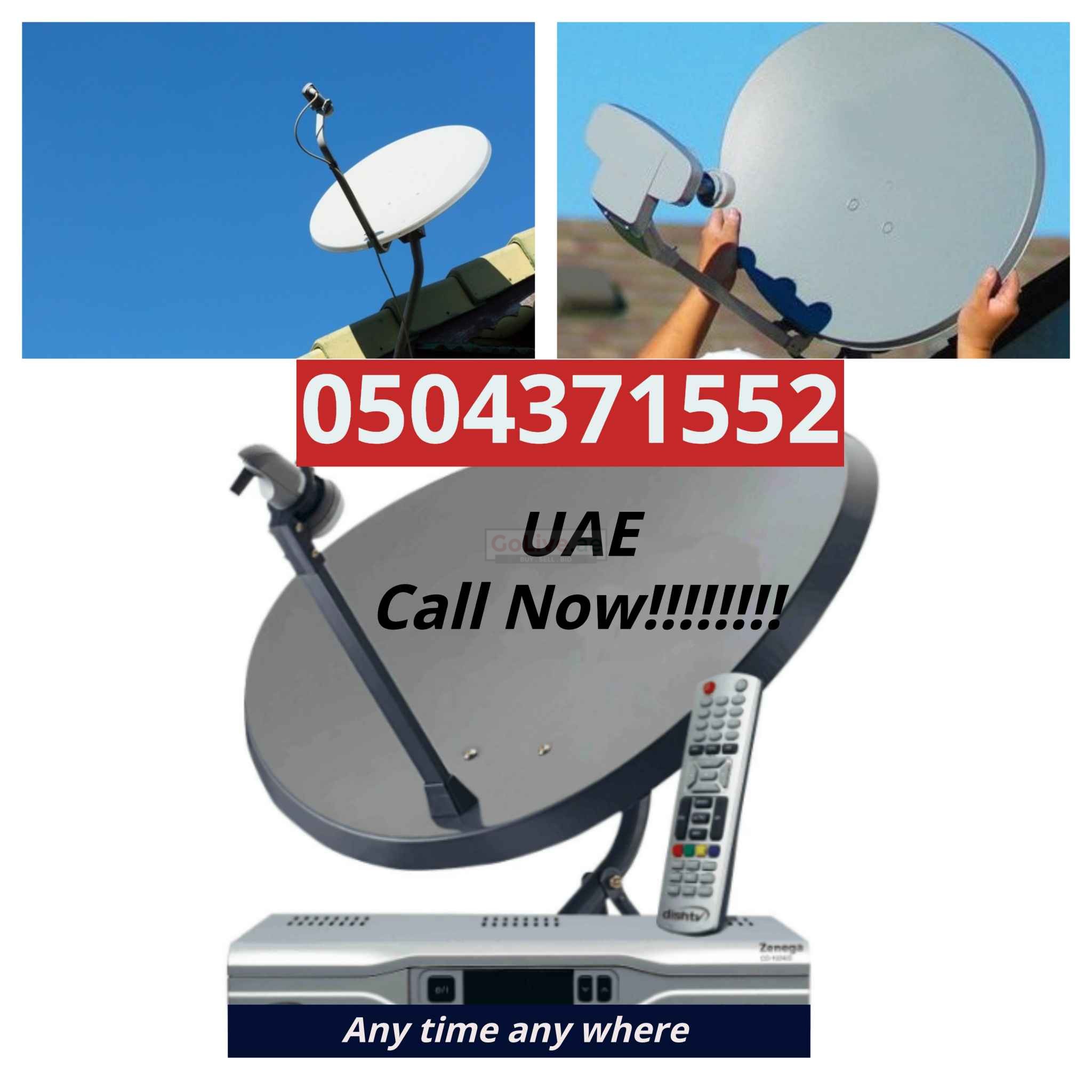 Satellite Dish tv Installation 050 4371552 in Dubai UAE UAE Classifieds