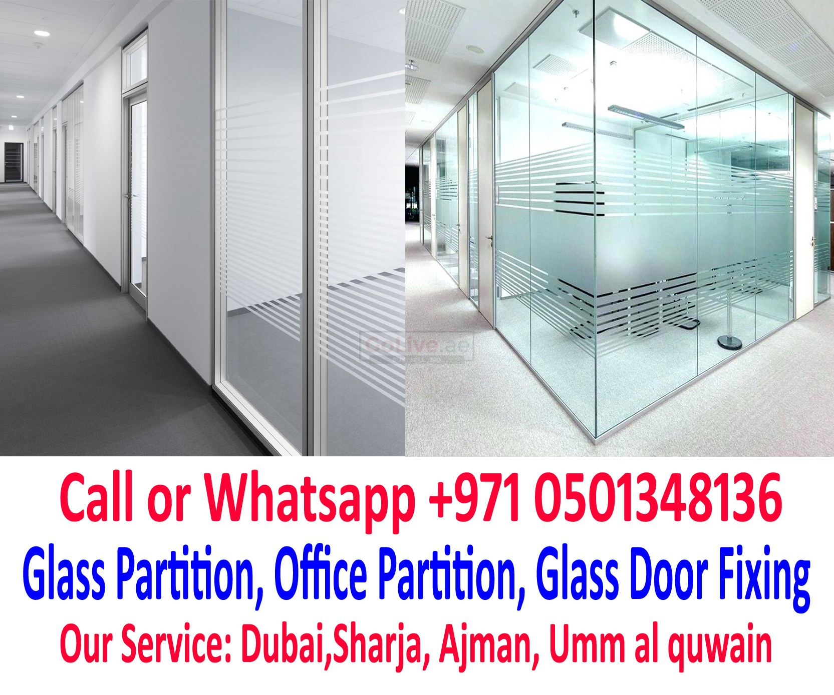 Gypsum Partition Office Room Warehouse Partition Ajman Umm Al Quwain