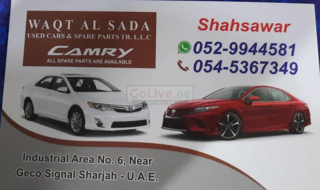 WAQAT AL SAADAH USED TOYOTA AUTO SPARE PARTS TR. (Used auto parts