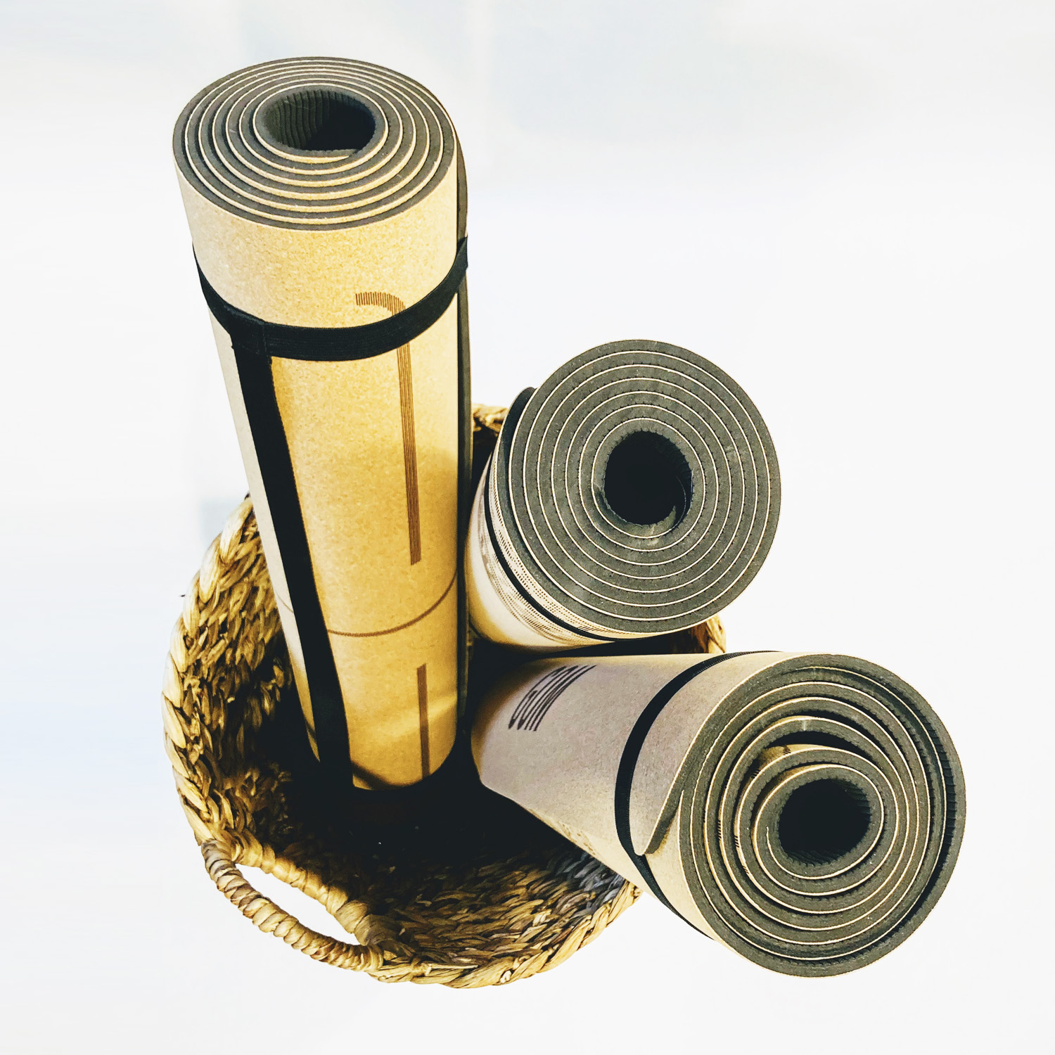 *OUT OF STOCK* LOTUS Cork Yoga Mat 5mm GOM Meditation Design