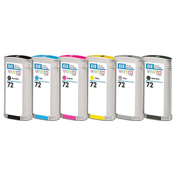 HP 72 130ML Ink Bundle