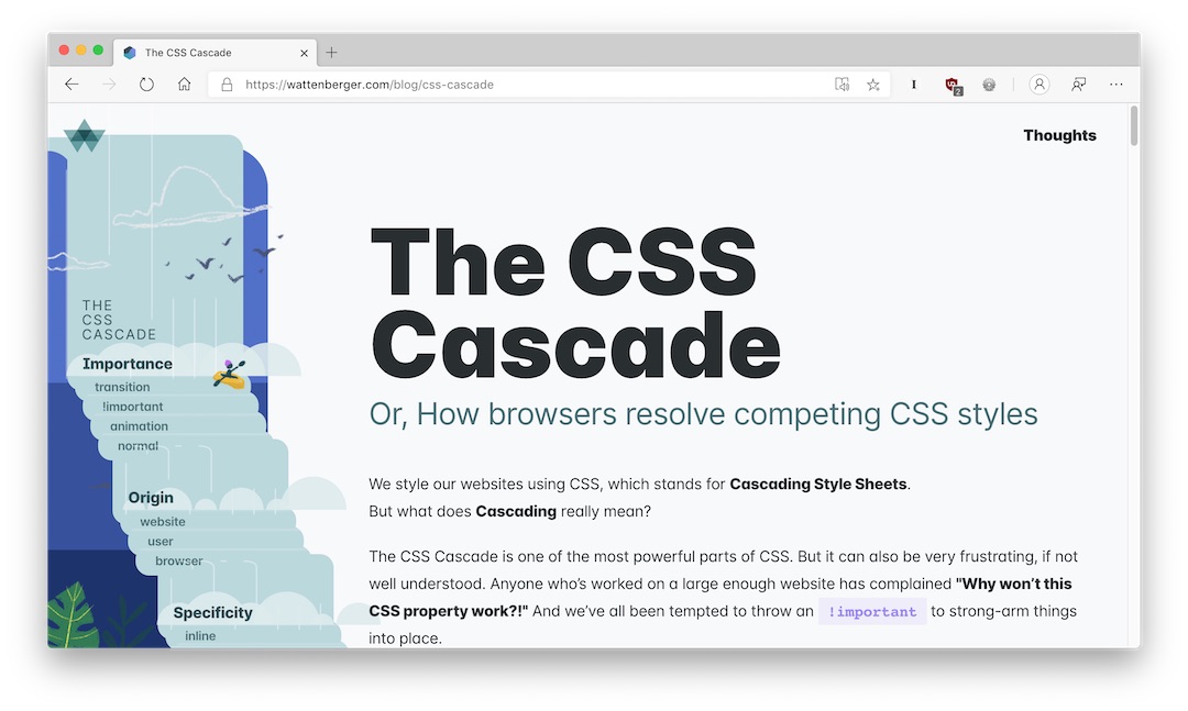 The CSS cascade (or, how browsers resolve competing CSS styles) LaptrinhX