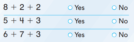 Go Math Answer Key Grade 1 Chapter 3 Addition Strategies 210