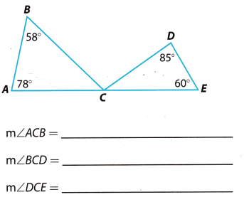 Texas Go Math Grade 8 Lesson 7.2 Answer Key Angle Theorems for ...