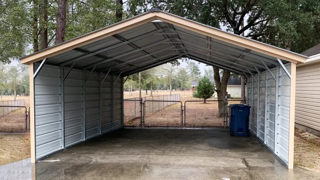 Car Port GoMetal Roofing Manufacturing Corrugated Metal Roofing
