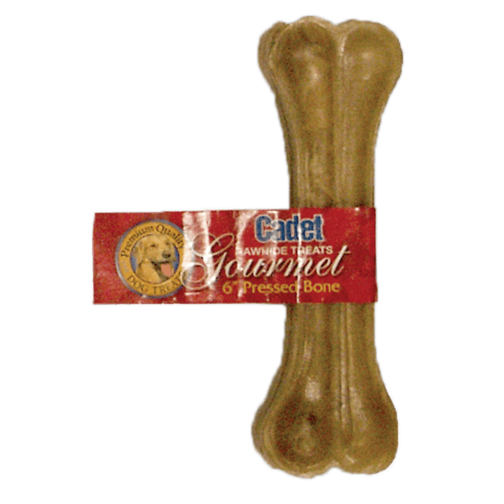 Cadet Pressed Rawhide Bone GoMyPuppy