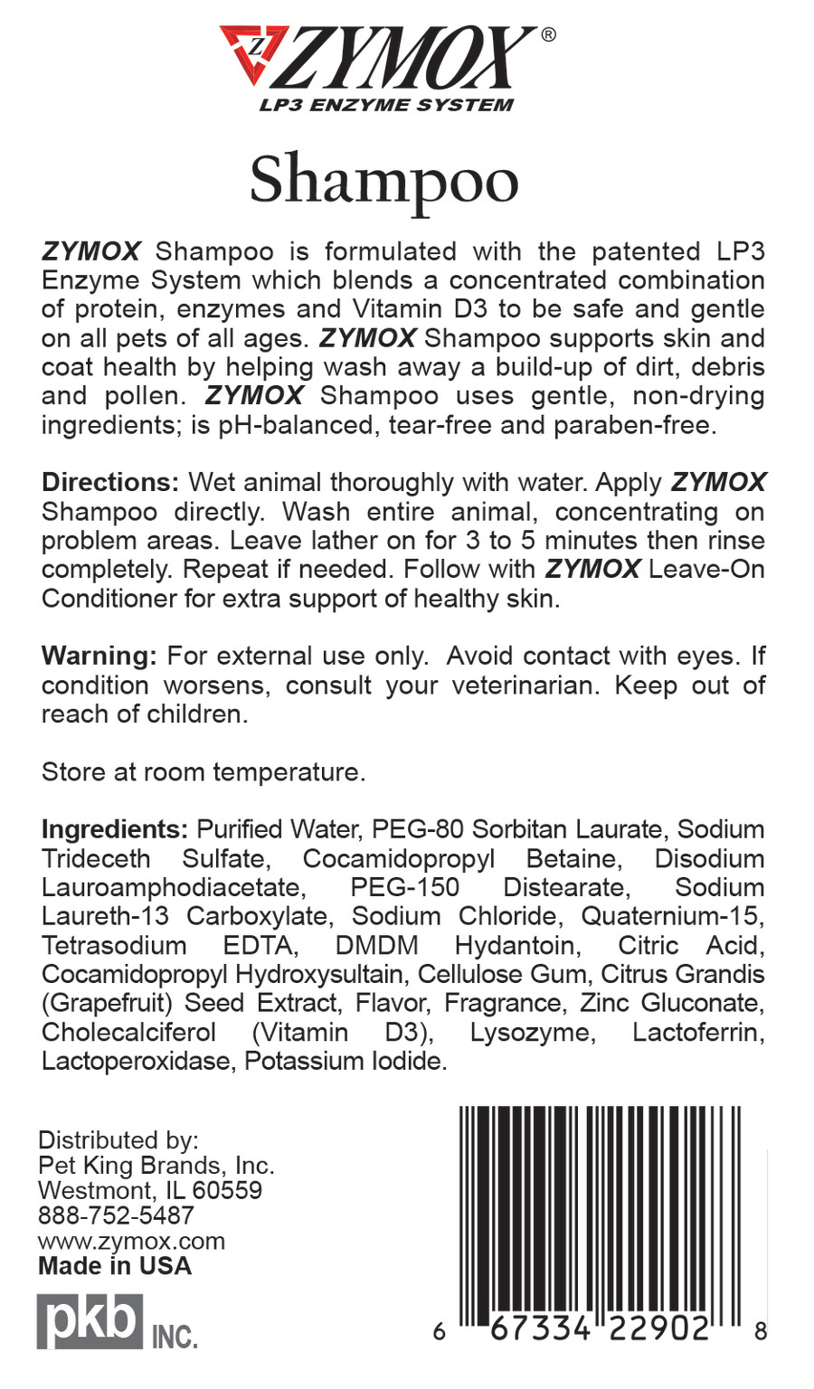 Zymox Enzymatic Itch Relief Shampoo 12 oz GoMyPuppy