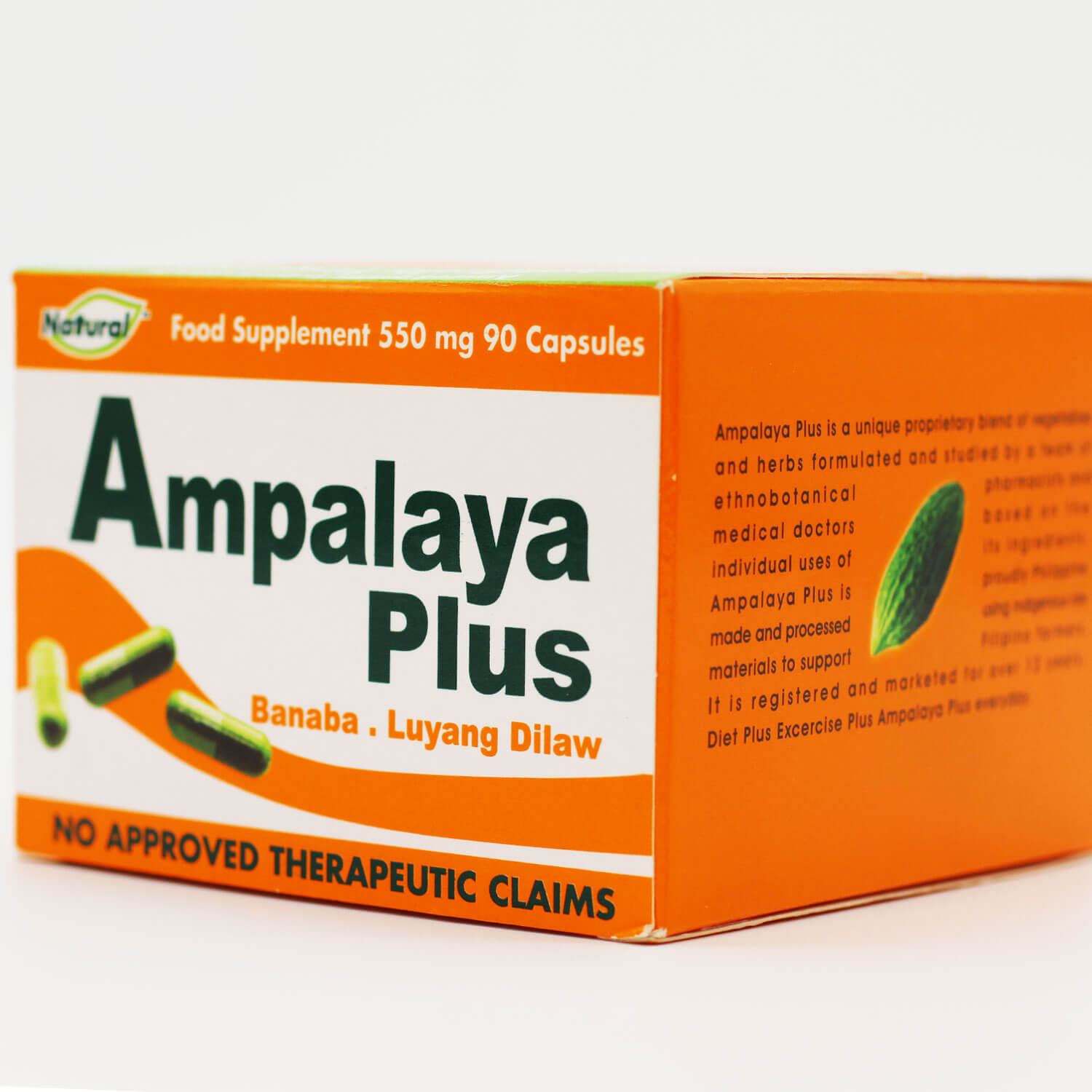 Ampalaya Plus Go Natural Herbal Health Supplement Nattural Quality
