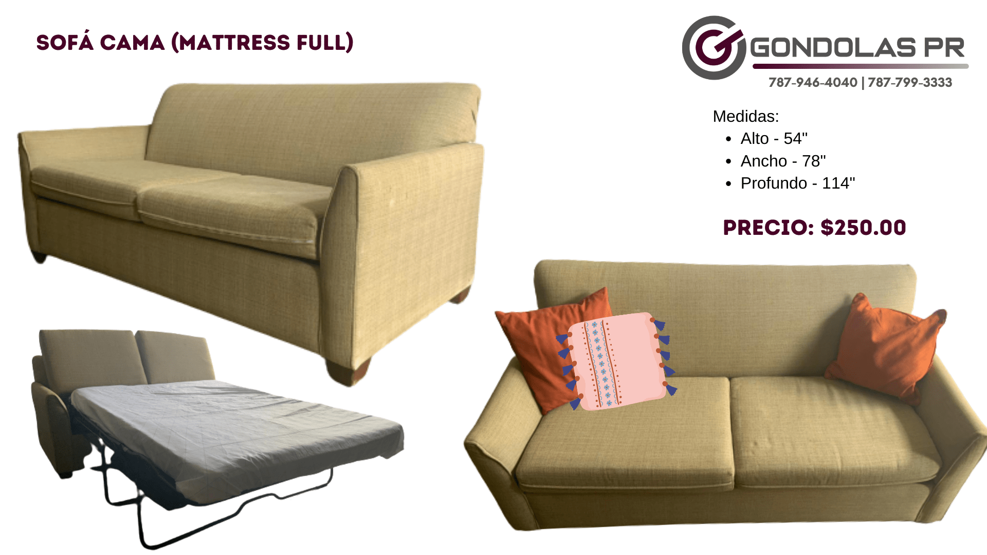 Sofa Cama Barato Puerto Rico Baci Living Room