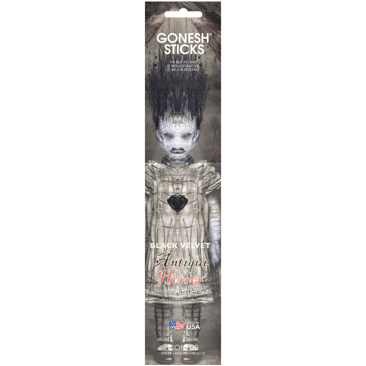 Gonesh Antique Horror Black Velvet Incense