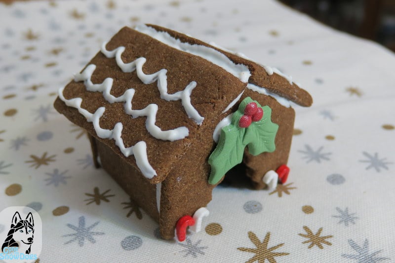 DIY Gingerbread Dog House DIY Dog Treats Gone to the Snow Dogs