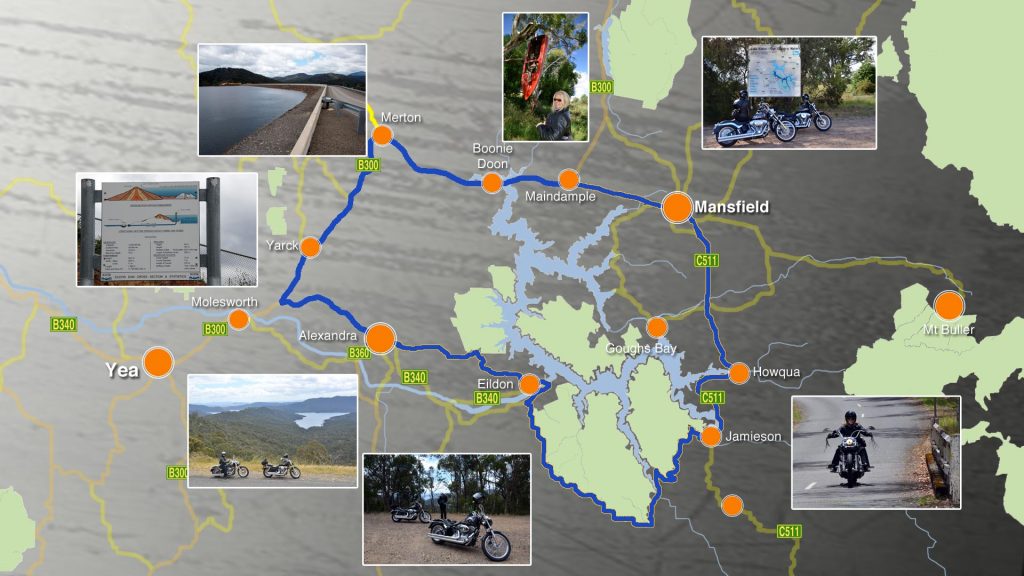 Lap of Lake Eildon Lake Eildon Ride Gone Touring