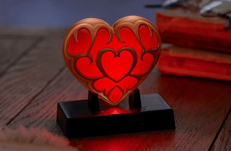 Legend of Zelda Heart Container lamp releasing in Japan GoNintendo