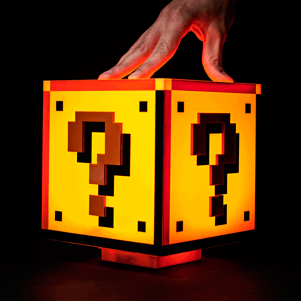 Super Mario Question Mark Block Light available for