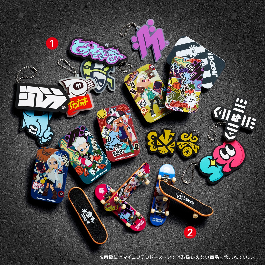 Splatoon 2 postcards and "Crossing Splatoon" merch added to My Nintendo