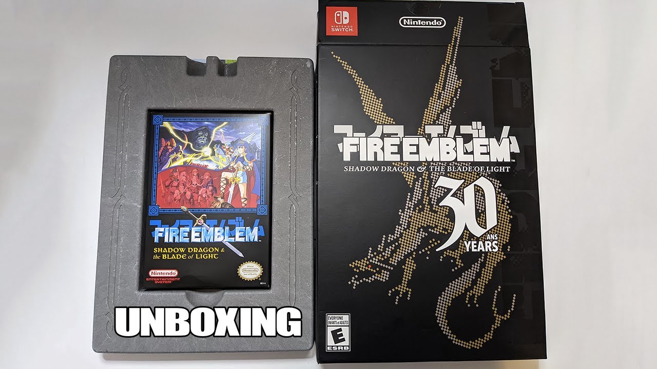 Fire Emblem 30th Anniversary Edition unboxing GoNintendo