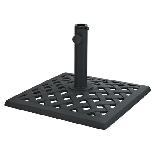 Not Sure If You Like WE Furniture Cast Iron Umbrella Base, Square