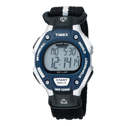HIGH Demand!!! Timex Men's T5H421 Ironman Traditional 30Lap Black/Blue