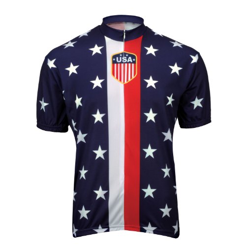 Seems to be QUITE GOOD World Jerseys Retro 1956 USA Jersey BLUE, X