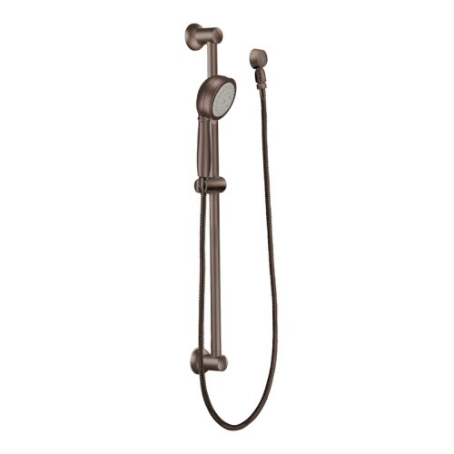 Moen 3867ORB Four Function Massaging Handshower with Slide Bar, Oil